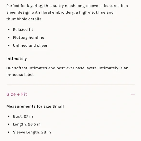 ⚜️Free People Lady Lux Layering Top Small - Picture 10 of 10